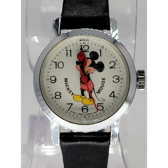 Vintage Bradley Mickey Mouse Watch with Moving Hands
